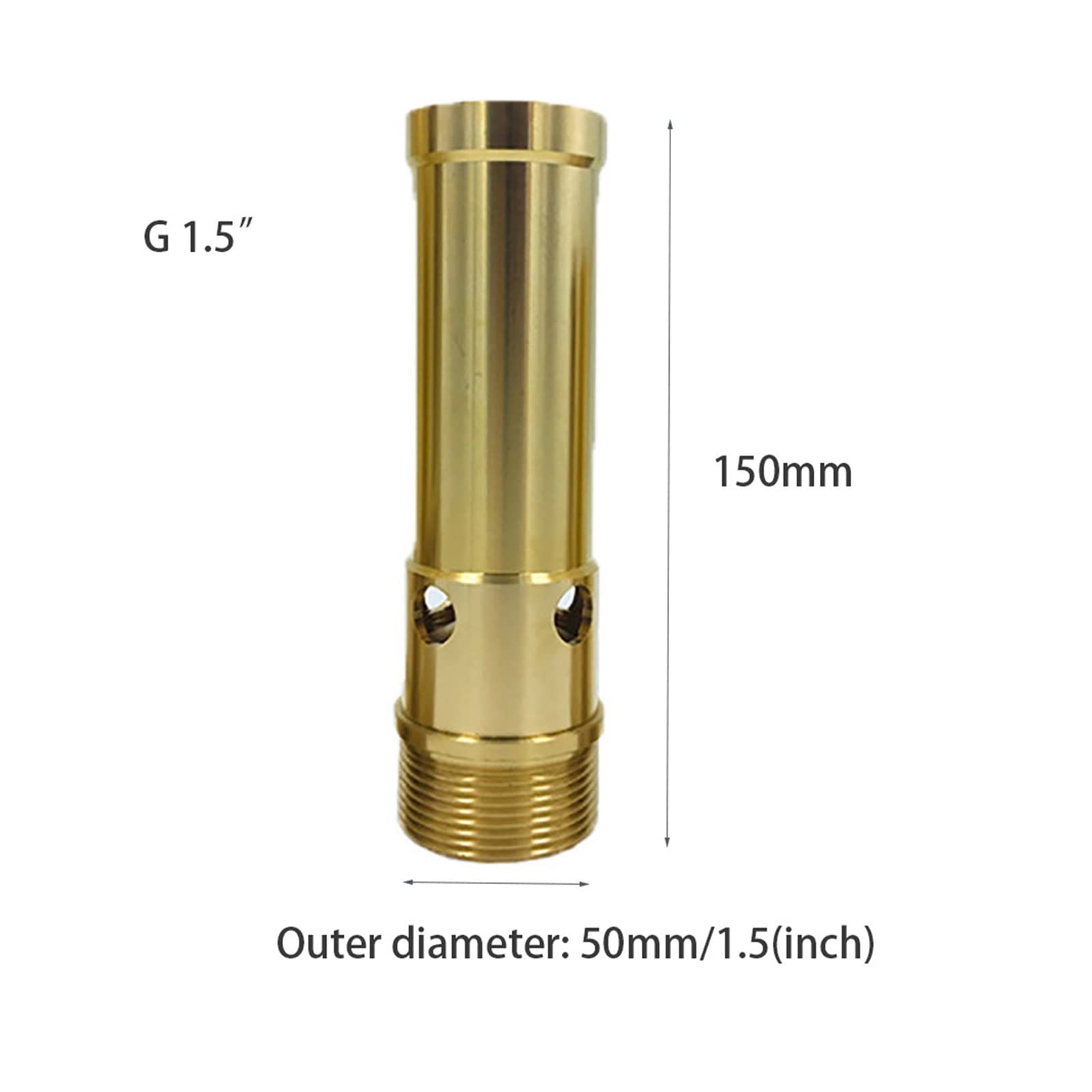 System nawadniania zraszaczy ogrodowych 3/4 "1" 1,5 "2" Mosiądz Spring Bubble Dysza Fontanna Tonkyongquan Waterfall Zraszacz Ogród Krajobraz Fontanna (Color : 1.5inch)