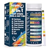 8 in 1 Pool Salt Test Strips: 125 Counts Saltwater Pool Testing...