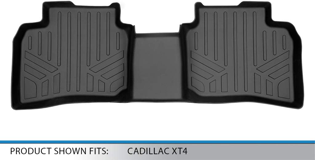 SMARTLINER Custom Fit Floor Mats 2nd Row Liner for 2019-2025 Cadillac XT4