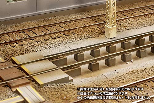 Maquette en plastique Pit Track échelle 1/80 kit décor de maintenance ferroviaire