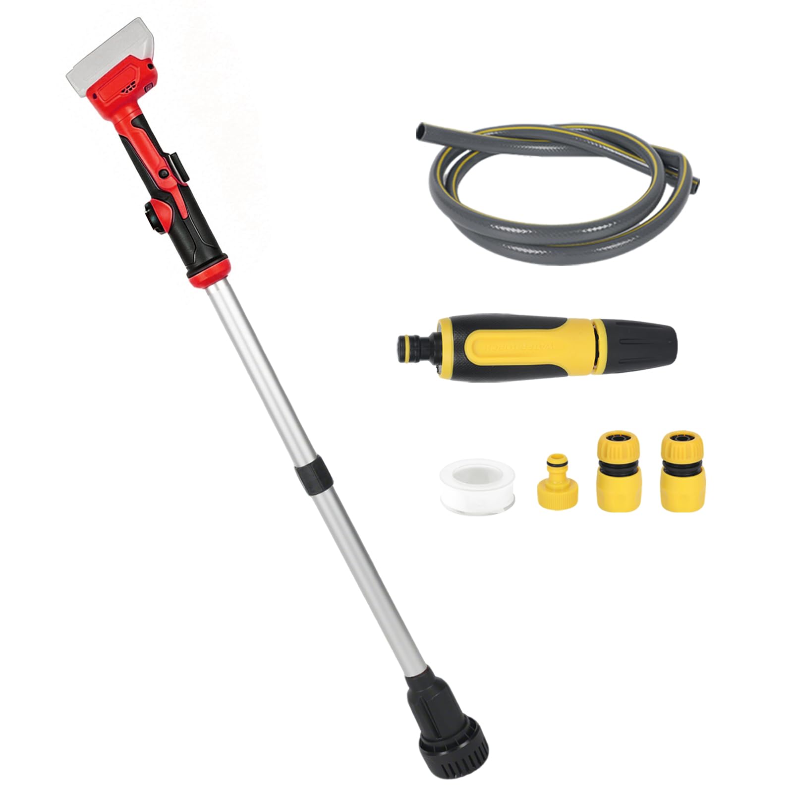 Cordless Stick Water Transfer Pump Compatible with Milwaukee 18V Battery, 1400 GPH Portable Submersible Pump for Pool Garden Pond Boat Rain Barrels Draining (Compatible with Milwaukee)
