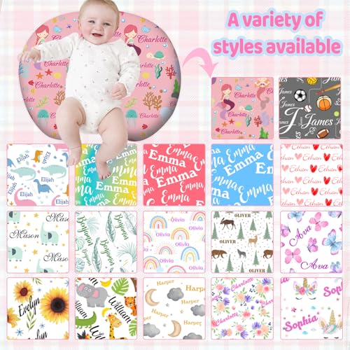 Custom Baby Nursing Pillow Cover Personalized Nursing Pillow for Breastfeeding Baby Boy Girl Newborn Essentials