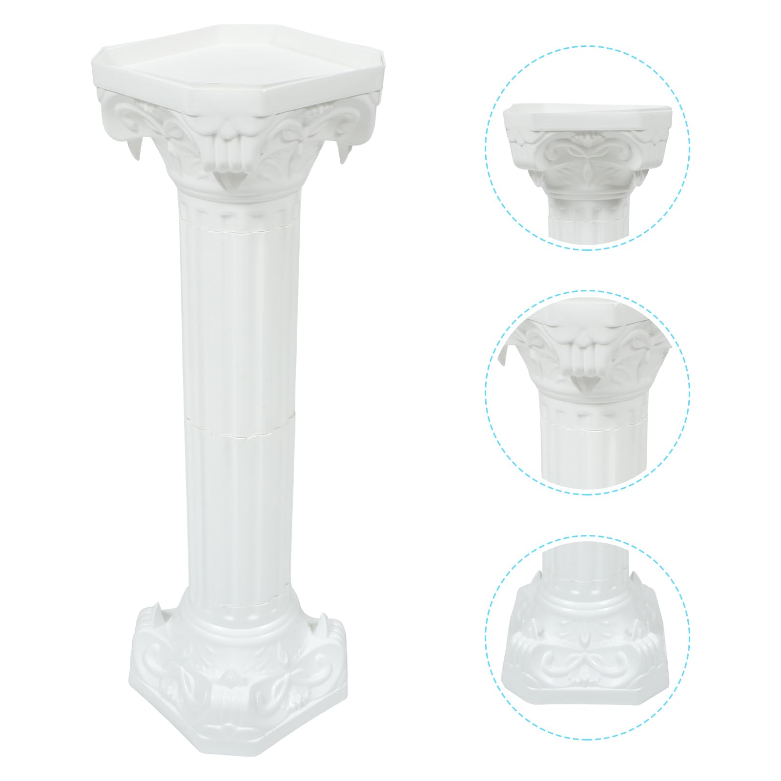 Colonna greca in resina per esterni, colonna greca, ornamento artistico per paesaggio, guida stradale, scena, layout
