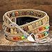 Boho Watch Bands for Women Compatible with Apple Watch,OUXi Handmade Beaded Bracelet Band for iWatch Series 8 7 6 5 4 3 2 1 SE SE2 - Watch Beads Strap Bands for iWatch 42mm 44mm 45mm