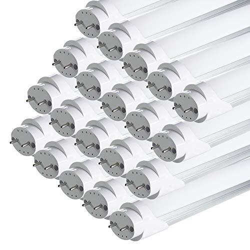 LED蛍光灯 40W形 T8直管 18W消費電力 120cm G13口金 昼光色（6500K） 高輝度 2600LM グロー式工事不要 PL保険 2年保証 家庭、事務所、病院、学校に適用 20本セット