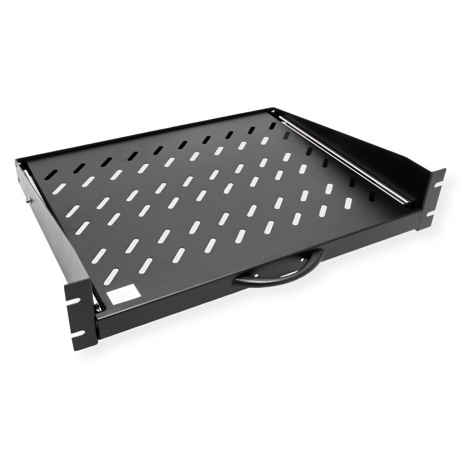 VALUE Tablette 19" coulissante, 2 U, 404 x 350 mm, Charge admissible 30 kg