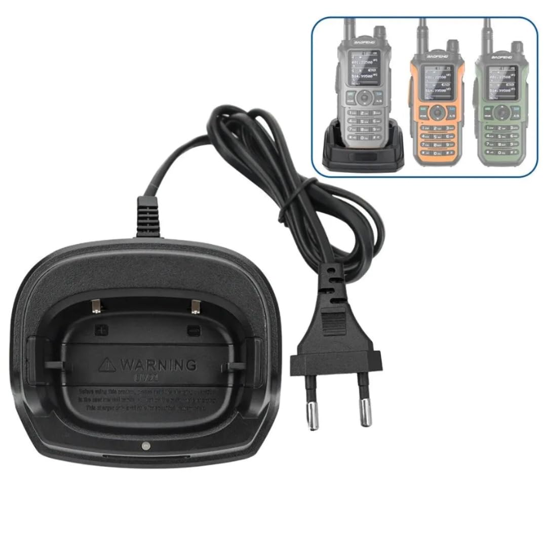 Caricatore Baofeng UV-21 Pro 8,4 V DC base di ricarica per Walkie-Talkies