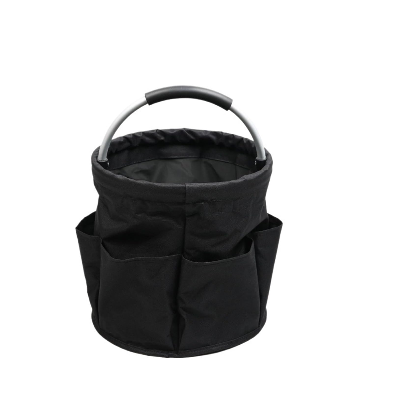 MRKU Folding Laundry Basket Household Storage Hamper Large Organiser Bag Outdoor Cleaning Caddy