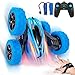 Produktbild ThinkMax Ferngesteuertes Auto, 2,4 GHz 360 ° doppelseitige Flips RC Stunt Auto Spielzeug Geschenk, Gestenerkennung Drift RC Auto für Kinder im Alter von 614 (blau) (blau)