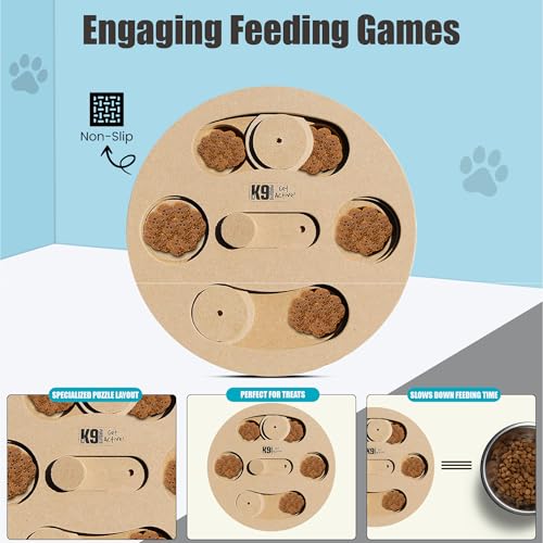 P.J Pet Products K9 IQ Spiel Columbo, Einheitsgröße, Columbo, Columbo, Holzbraun, 0,4 kg