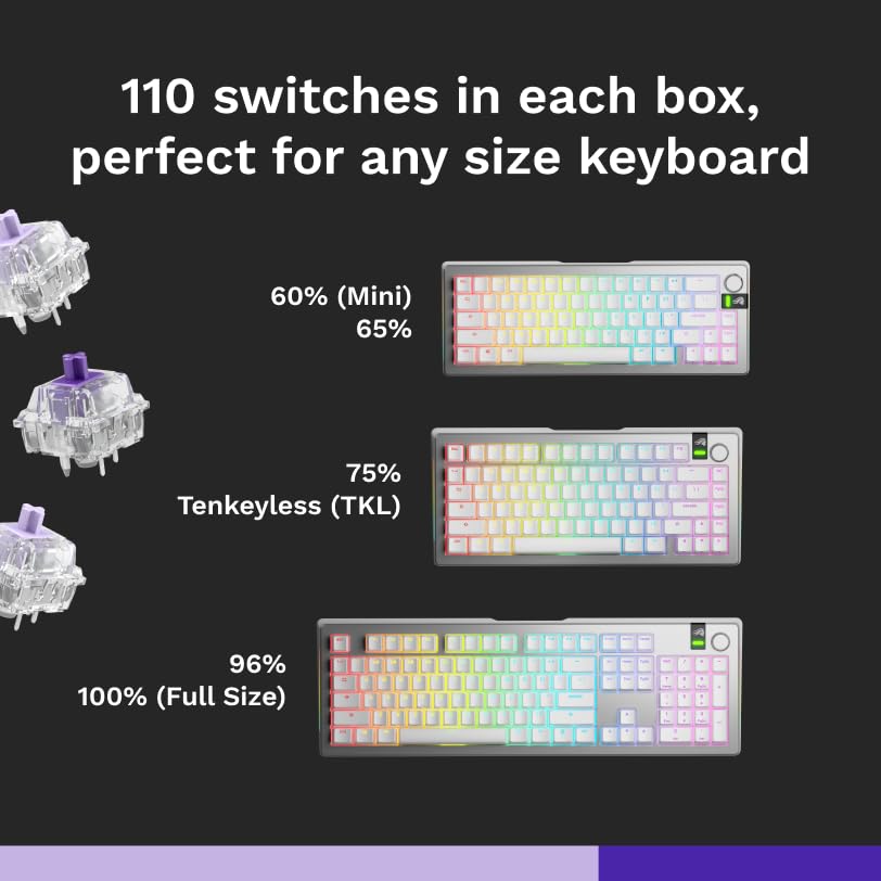 Image of GLORIOUS Mako Tactile Mechanical Switches (110 Pack)