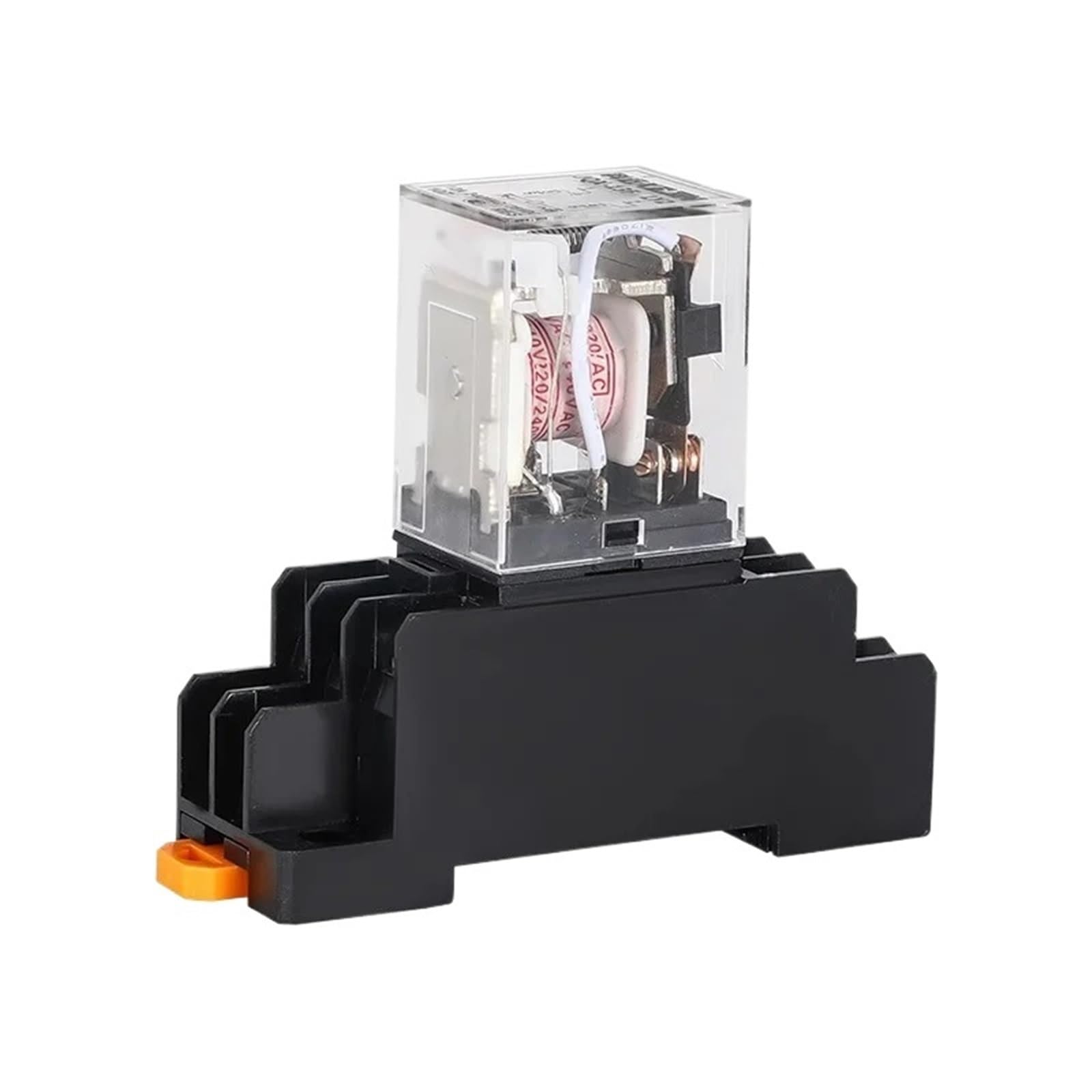 Relais de commande HH53P 12V DC avec base bobine cuivre pour circuit 10 pièces
