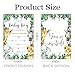 Geuro Baby Shower Invitations for boy, Jungle Animals Fill In Invites Cards wih Envelopes, Wooden, Set of 25.