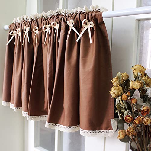 Cenefas de ventana de tacto suave y pesado para decoración de baños 2