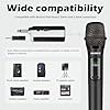 talomen 2.4GHz Professional Wireless Microphone,Cordless Handheld Dynamic Microphones,Mic System for Singing with Rechargeable Receiver,160ft,for Singing Karaoke,wedding,DJ,party,speech,K60-1 black #5