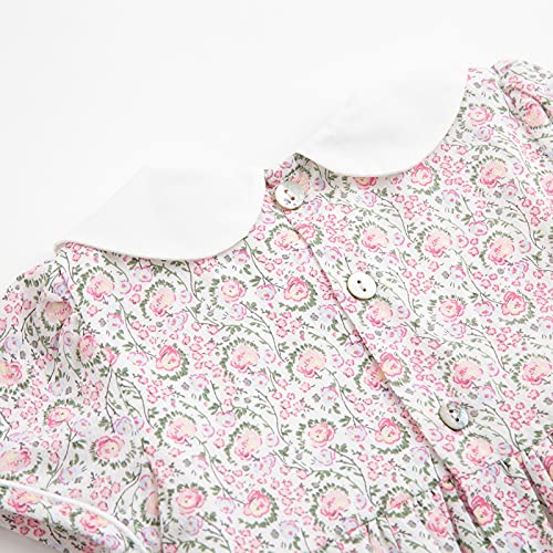 Simplee Kids Baby Girls Floral Dress Infant Toddler Girls Outfits Summer Casual Dresses For 3 Years (Light Pink) #TOP4