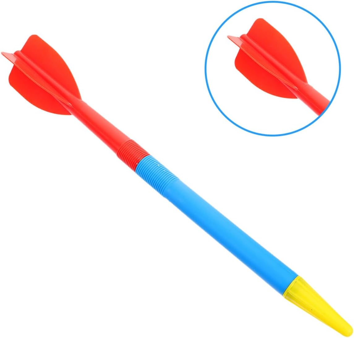 2Pcs Training Plastic Javelin Lightweight Soft Throwing Prop for Athletics Practice School Club Beginners Sports Equipment
