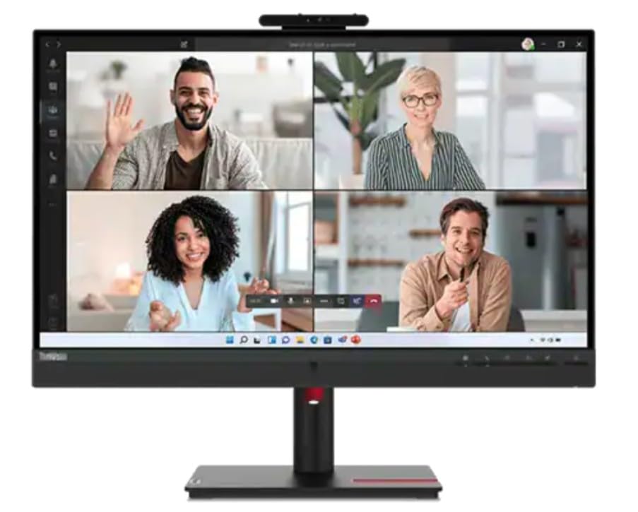 Lenovo ThinkVision T27hv-30 27” (68.58cm) QHD(2560×1440) IPS, Antiglare, WLED Monitor, HDMI, DP, USB port, Vesa Mount, 75Hz refresh rate, 16:9 Aspect Ratio, 99% sRGB Color gamut,63D6UAR3WW-Raven Black