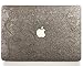 Produktbild Woodwe Real Stone MacBook Skin Sticker Sticker für Mac Air 13" - Modell: A1237 / A1304 / A1369 / A1466; Anfang 2008 - Anfang 2015 - Echt & Natur Silber Grau Stein - Top & Bottom Cover