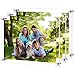 NIUBEE 12x16 and 11x17 Clear Acrylic Wall Mount Picture Frames, A3 Size Floating Frameless Photo Frame for Certificate Poster Display-Double Panel(Full Frame is 14.5x18.5 inch)