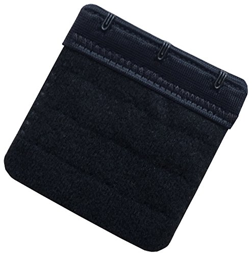 Chanie Women Pack Of 3 Soft Comfortable 3 Hooks Bra Extender,2.4"X 2.3" #TOP2