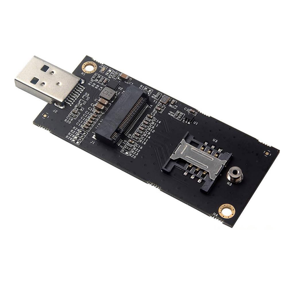 Cablecc Key-B M.2 NGFF WWAN to USB 3.0 Adapter Riser Card with SIM Slot for 3G/4G/5G LTE Wireless Module Modem Card-image-35