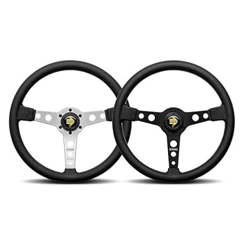 MOMO PROTOTIPO 35φステアリング Amazon.com: Momo PRO35BK1C Prototype Steering Wheel Leather