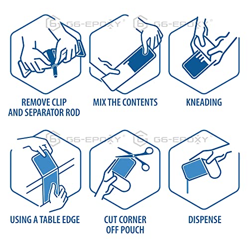 G6-Epoxy Flexible Silver-Graphene (G6E-Fxsg) Electrically Conductive Epoxy, Conductive Glue, Two Part Compound, 18 G Kit, Perfect For Small Projects, Sample Tests, Electrical Connections #TOP2