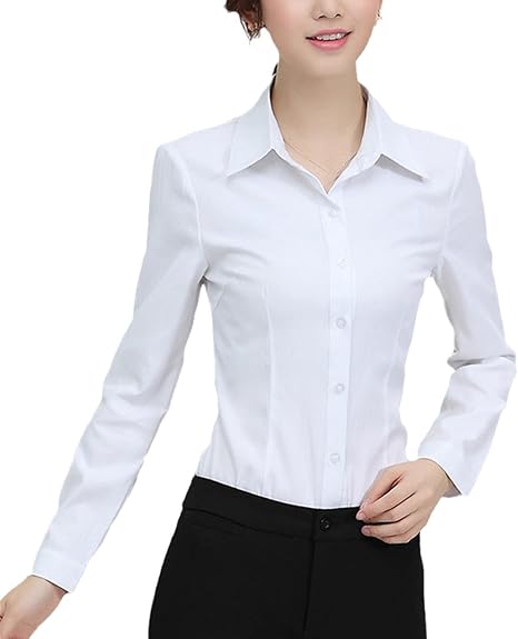 formal white top for ladies
