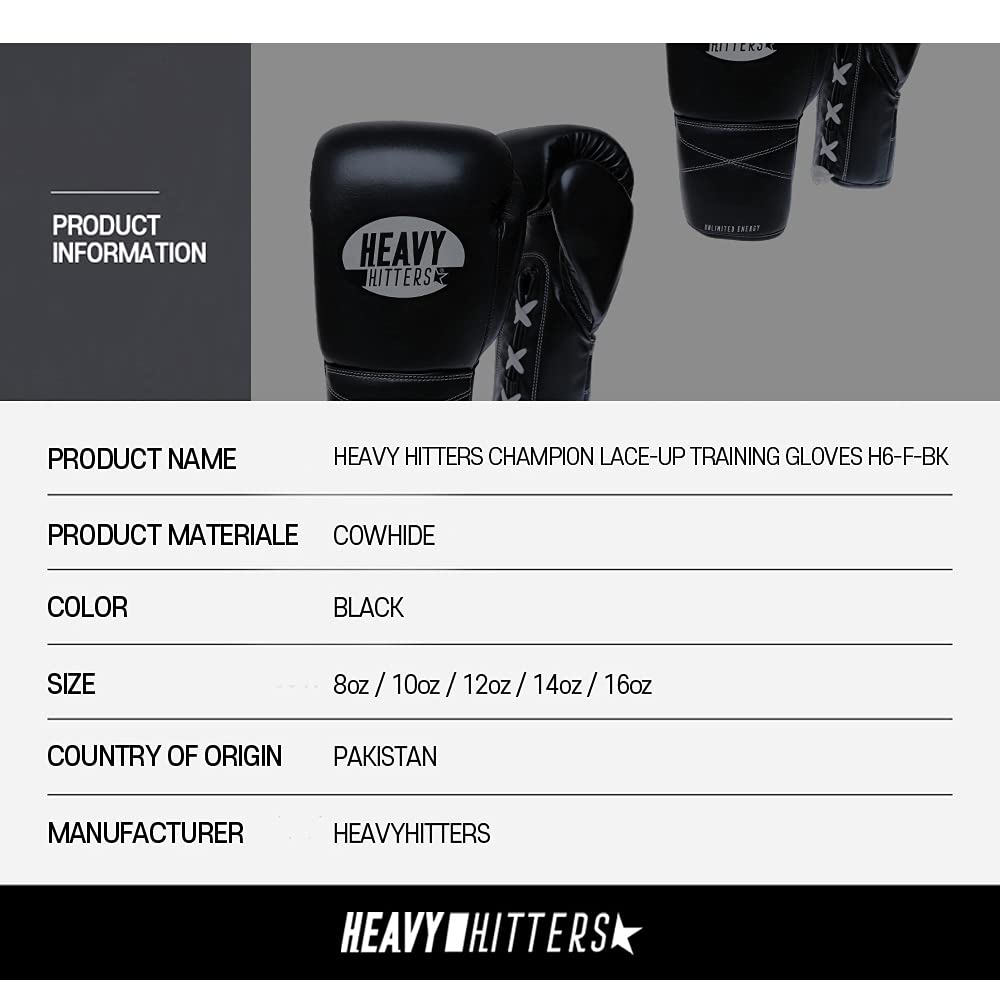 HEAVY HITTERS ボクシンググローブ H6-F-BL Heavy Hitters Champion H6 Boxing Gloves REVIEW- NEW AND IMPROVED