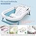 Colorlife Baby Bath Seat Support Net Infant Bathing Seat Support Mat, Adjustable Comfortable Non-Slip Three-Pointed Baby Shower Net Bathtub Sit Up Mesh for Newborn 0-12 Months-Star(No Bathtub)