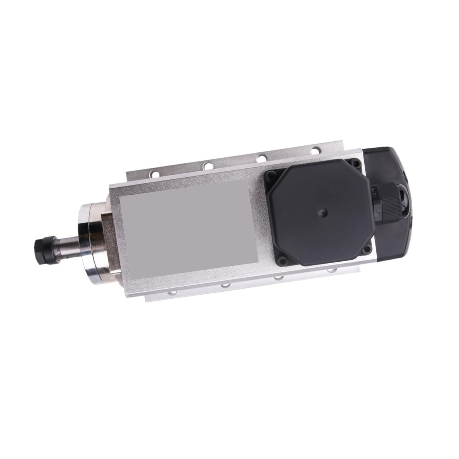 Evpeoetcpc 110V 1.5Kw Square Air Cooling Spindle, 1.5Kw 110V Cnc Machine Spindle Motor Er11 Collet For Engraving Mini Lathe