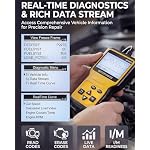 MOTOPOWER MP69033 Car OBD2 Scanner Code Reader Engine Fault Scanner CAN Diagnostic Scan Tool for All OBD II Protocol Cars Since 1996, Yellow - Image 3