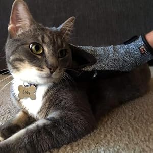 Otis & Claude Pet Grooming Gloves with Adjustable Strap - Gentle and Comfortable Hair Remover, Bathing, Massage, Brush - Left & Right - for Cats, Dogs & Horses Otis & Claude Pet Grooming Gloves with Adjustable Strap – Gentle and Comfortable Hair Remover, Bathing, Massage, Brush – Left & Right – for Cats, Dogs & Horses