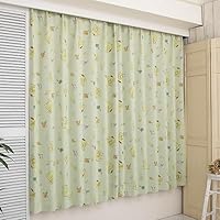 日本製 ポムポムプリン １級遮光・遮熱カーテン２枚組カーテン100×230 sanrio ポムポムプリン 1級遮光・遮熱 カーテン 2枚セット