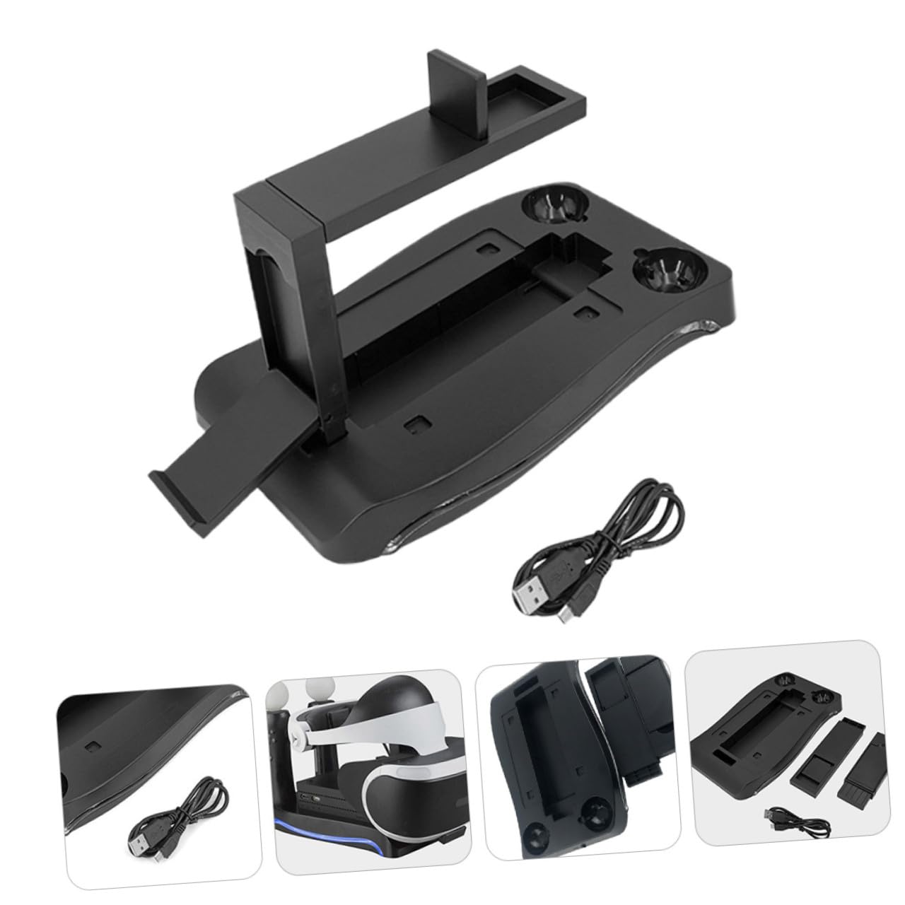 Mobestech Soporte De Carga Para Controlador De Vr Organizador De Estación Base Para Gafas De Realidad Virtual Compatible Escenario De Casero