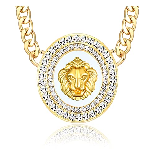 Collier ras du cou lion doré pour sublimer vos soirées hip hop chic