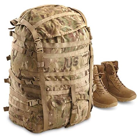U.S. Military Surplus Large Rucksack, Used, Multicam Cover