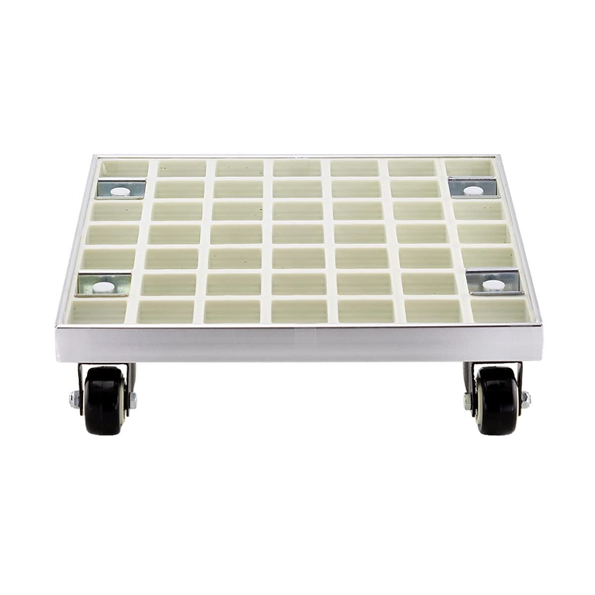 Support carré pour pots de fleurs et jardinières chariot robuste anti-mal de dos
