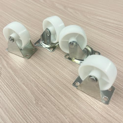 Roulettes pivotantes universelles fixes et robustes pour rangement maison - 7