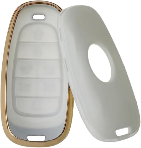 Miniatura 4 de REPROTECTING Funda para llavero de TPU compatible con 7 botones 2019 2020 2021 Hyundai Sonata Nexo 2022 Hyundai Tucson 2023 Palisade Santa Fe