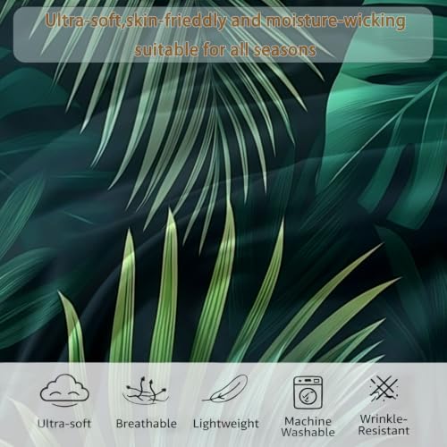 Edredón verde oscuro lavable para olvidar las fundas nórdicas 8
