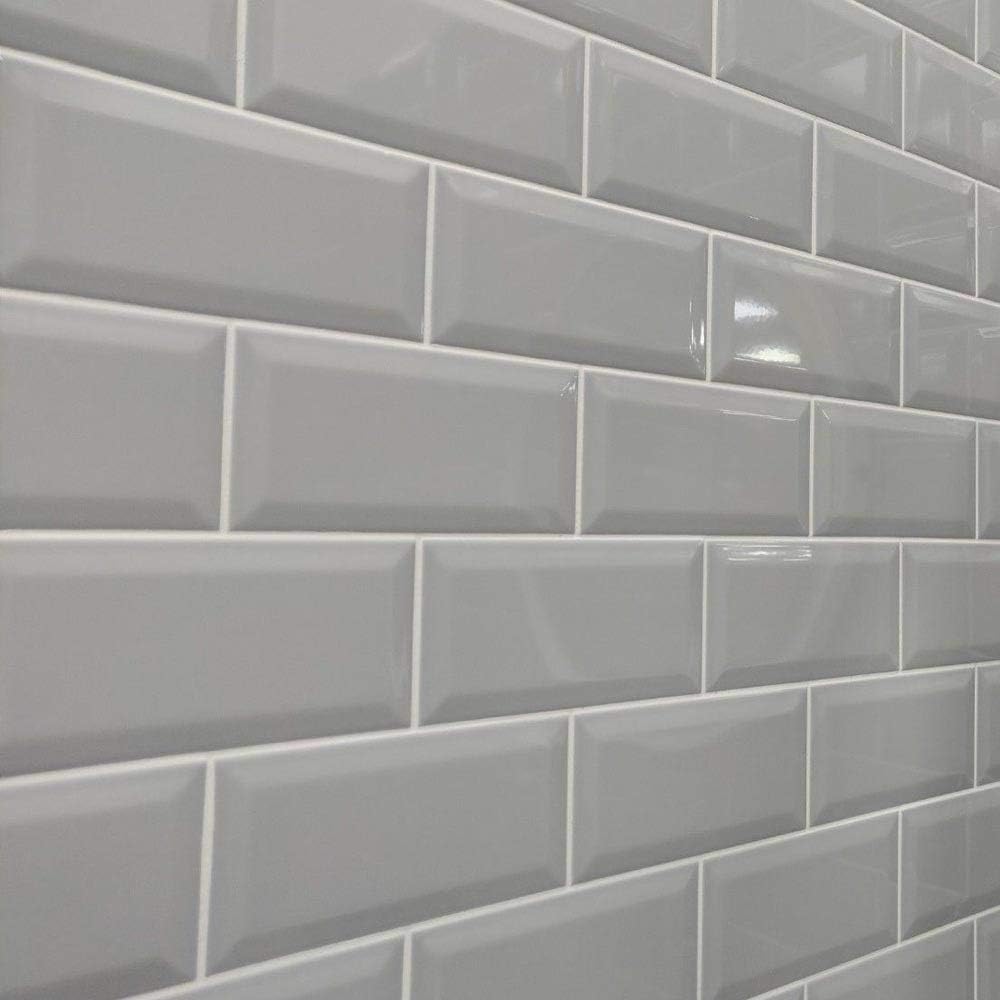Grey Brick Effect Bathroom Tiles – Rispa
