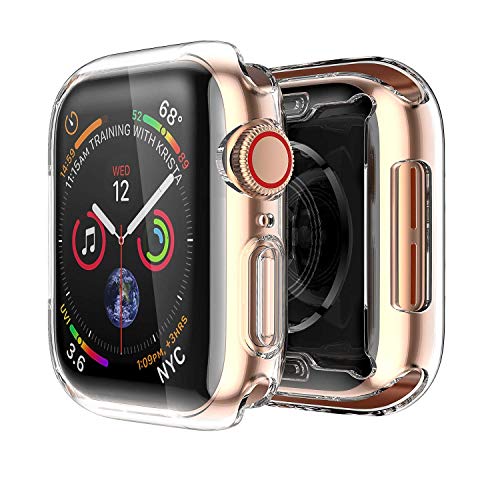 Smiling Clear Case for Apple Watch Series 4 & Series5 44mm with Buit
