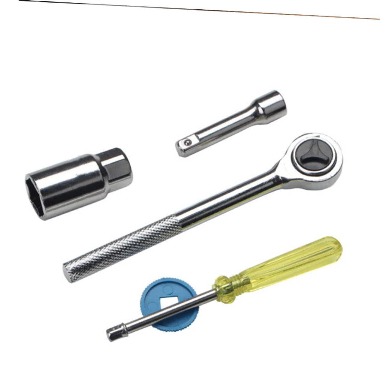 UPKOCH Set Di Chiavi A Bussola in Acciaio Carbonio Da 40 Pezzi Kit Di Riparazione Auto Utensile Manuale Con Manicotto Combinato Per La Manutenzione Del Veicolo Impugnatura Comoda