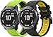 Produktbild Chainfo Armband kompatibel mit Garmin Approach S60 / Approach S62, Silikon Sportarmband Uhr Band Strap Ersatzarmband Uhrenarmband (2-Pack G)