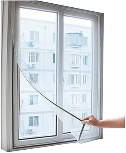 Tela Mosquiteiro Magnética Para Janela Removível Anti-Insetos (1,50m x 1,80m) - Instalação Rápida.