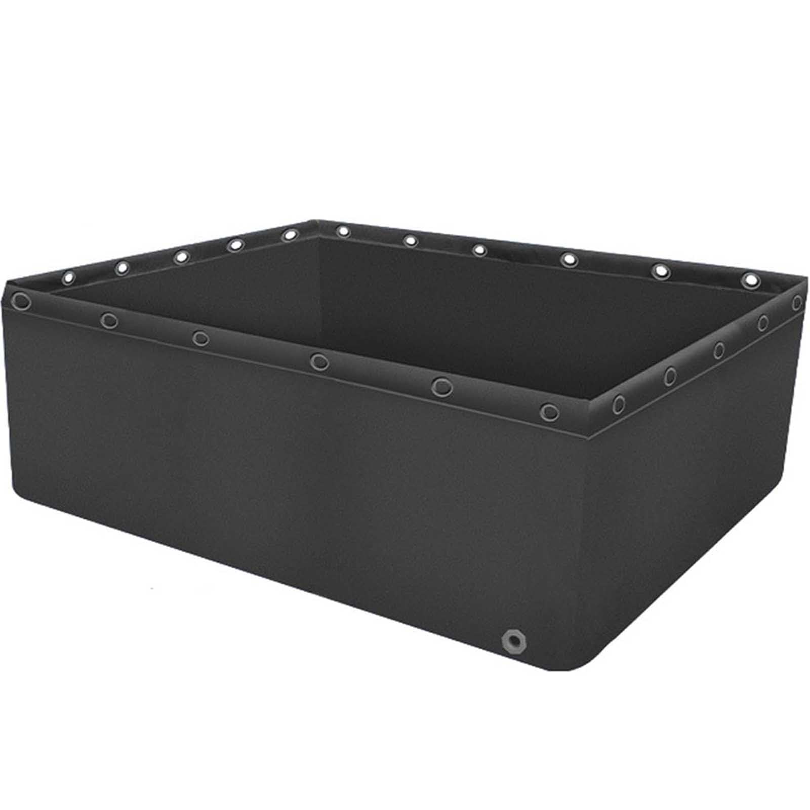 Laghetto pieghevole in PVC con valvola di scarico, versatile, per pesci Koi e tartarughe, ideale per acquari, giardini e fattorie