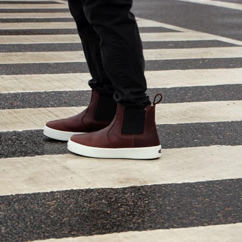 Image of Baffin Men's STRATHCONA Winter Boots | Warm Waterproof Insulated Slip-On Leather Boots with Wool Lining & Slip-Resistant Sole