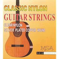 Jeu de 3 cordes en nylon pour guitare de concert classique SC10-028-043 - Les Beatles, Paul McCartney, John Lennon, RIngo Starr, George Harrison Jeu de 3 cordes en nylon pour guitare de concert classique SC10-028-043 – Image 2